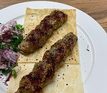 Люля из баранины с зеленью