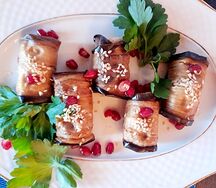Рулетики из баклажанов