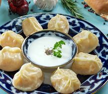 Манты с бараниной