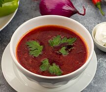 Борщ с мясом