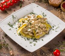 Бефстроганов с грибами