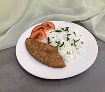 Зраза мясная с яйцом и зеленью