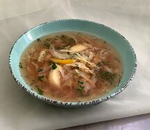 Щи из свежей капусты постные