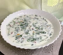 Суп холодный Таратор на кефире