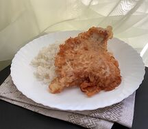 Филе индейки, жаренное в сырном кляре