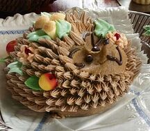 Торт крошковый Лесной гость