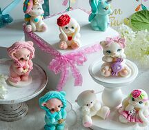 Фигурки из шоколадной глазури