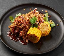 Рваная свинина с кукурузой