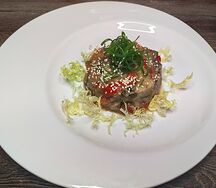 Нежный баклажан с помидорами