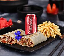 Набор Шаурма, фри и Coca-Cola