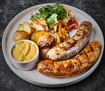 Домашние колбаски с капустой кимчи