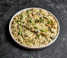 Ризони с курицей и грибами
