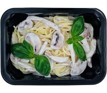 Паста с курицей и грибами