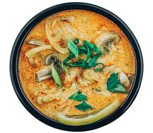 Том Ям с морепродуктами и рисом