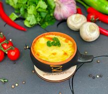 Жюльен с курицей и грибами