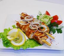 Шашлычок из курицы на гриле