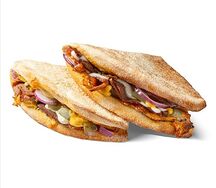 Mod-пицца с запеченной говядиной и горчичным соусом