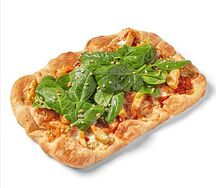 Пицца с цыпленком в кисло-сладком соусе