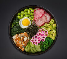 Поке с копченым угрем