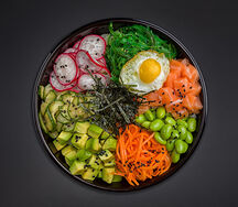 Поке с лососем