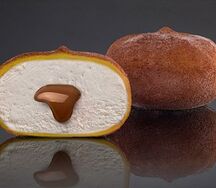 Японский охлаждённый десерт Motiko Банан с шоколадом