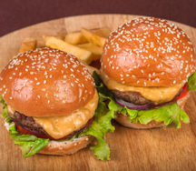 Двойной мини-чизбургер