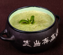 Крем-суп из брокколи и шпината