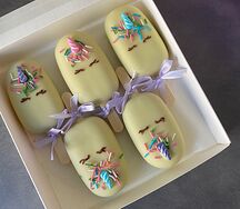 Набор кейк-попсов эскимо Единороги