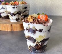 Десерт в стакане Панчо