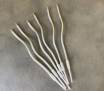 Свечи спираль серебро 6 шт