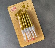 Свечи золото 10 шт