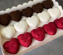 Конфеты Птичье молоко Сердечки