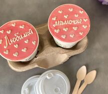 Бенто-торты в стакане Любимой мамочке