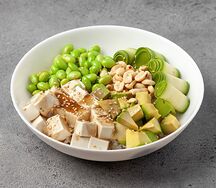 Поке зеленый веган