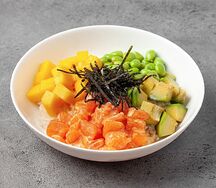 Поке с лососем острый