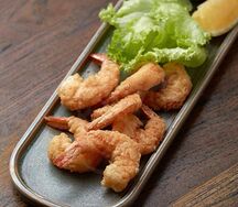 Креветки в кляре