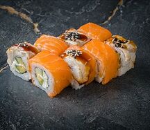 Филадельфия лосось - угорь 50/50