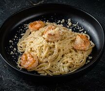 Паста с креветками