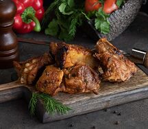 Шашлык из cвинoго ребра