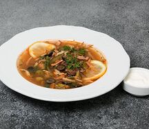 Мясная солянка