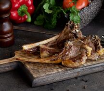 Шашлык из бараньей корейки