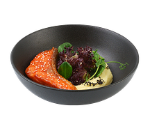 Форель терияки с картофельным пюре