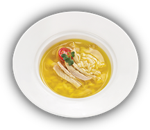 Супчик орзо с куриной грудкой