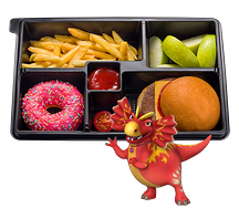 Бенто с бургером