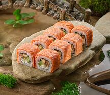 Жара с лососем