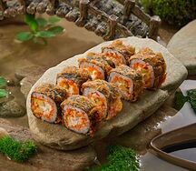 Жареные роллы Блэк краб