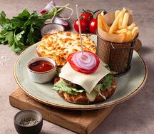 Хачабургер с курицей