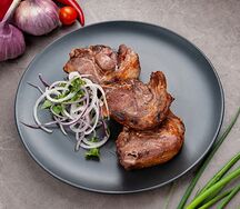 Шашлык из бараньей корейки