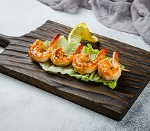 Шашлычок из креветок