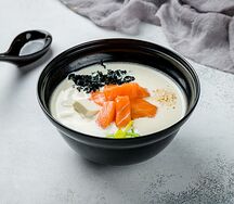 Суп сливочный с лососем